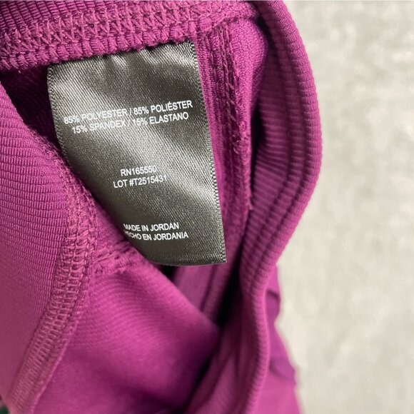 NEW 32 Degrees Cool Women's XS Active Flare Rib Pants Purple High Waist - Picture 7 of 11